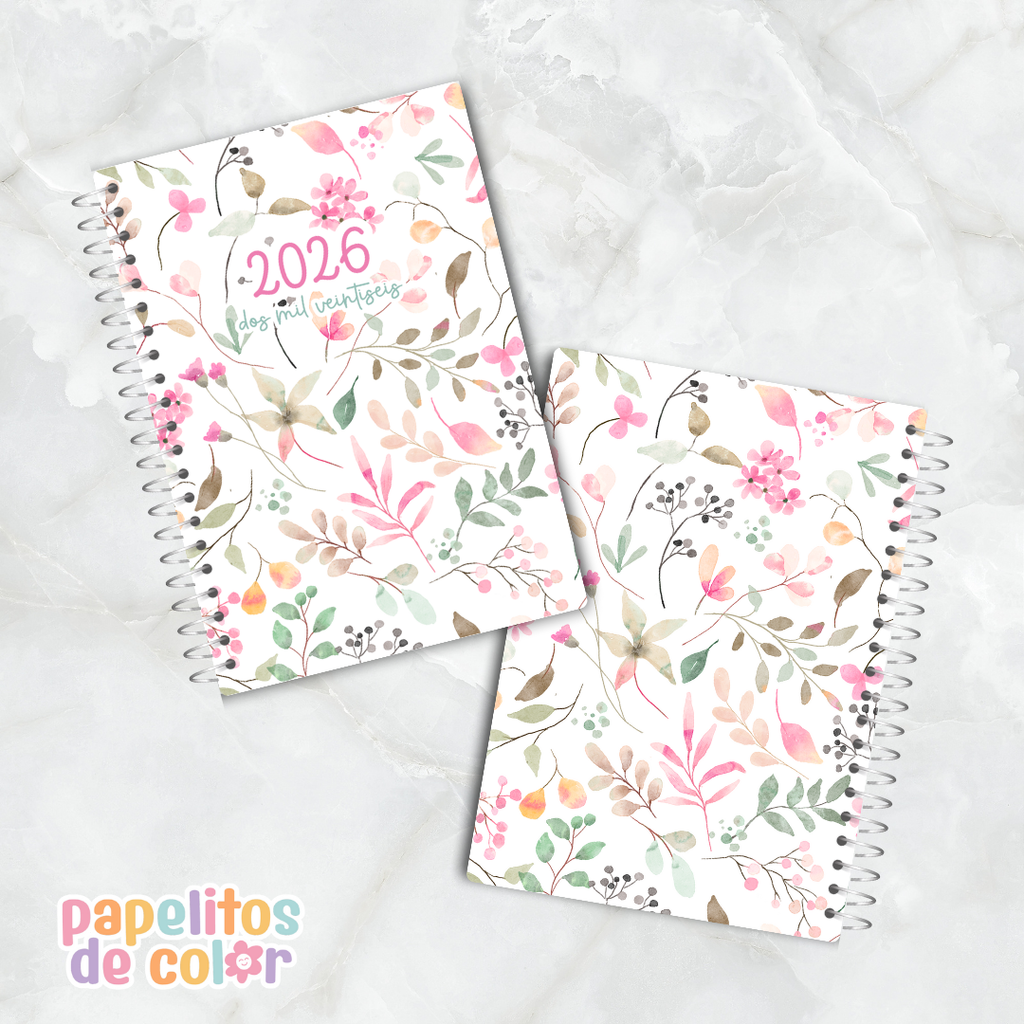 Agenda Diaria Allegra 2026 ✨