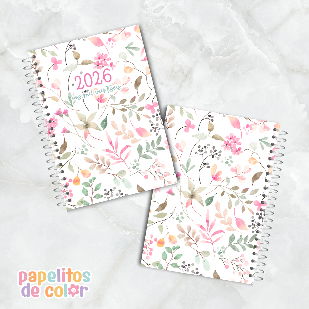 Agenda Diaria Allegra 2026 ✨