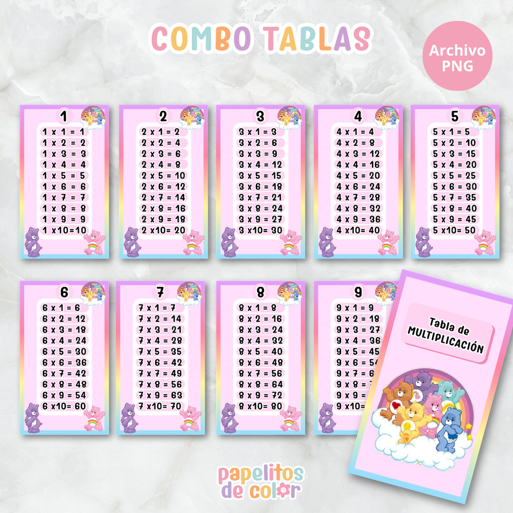 📚✨ Tablas para Multiplicar – Vol. 1 ✨📚