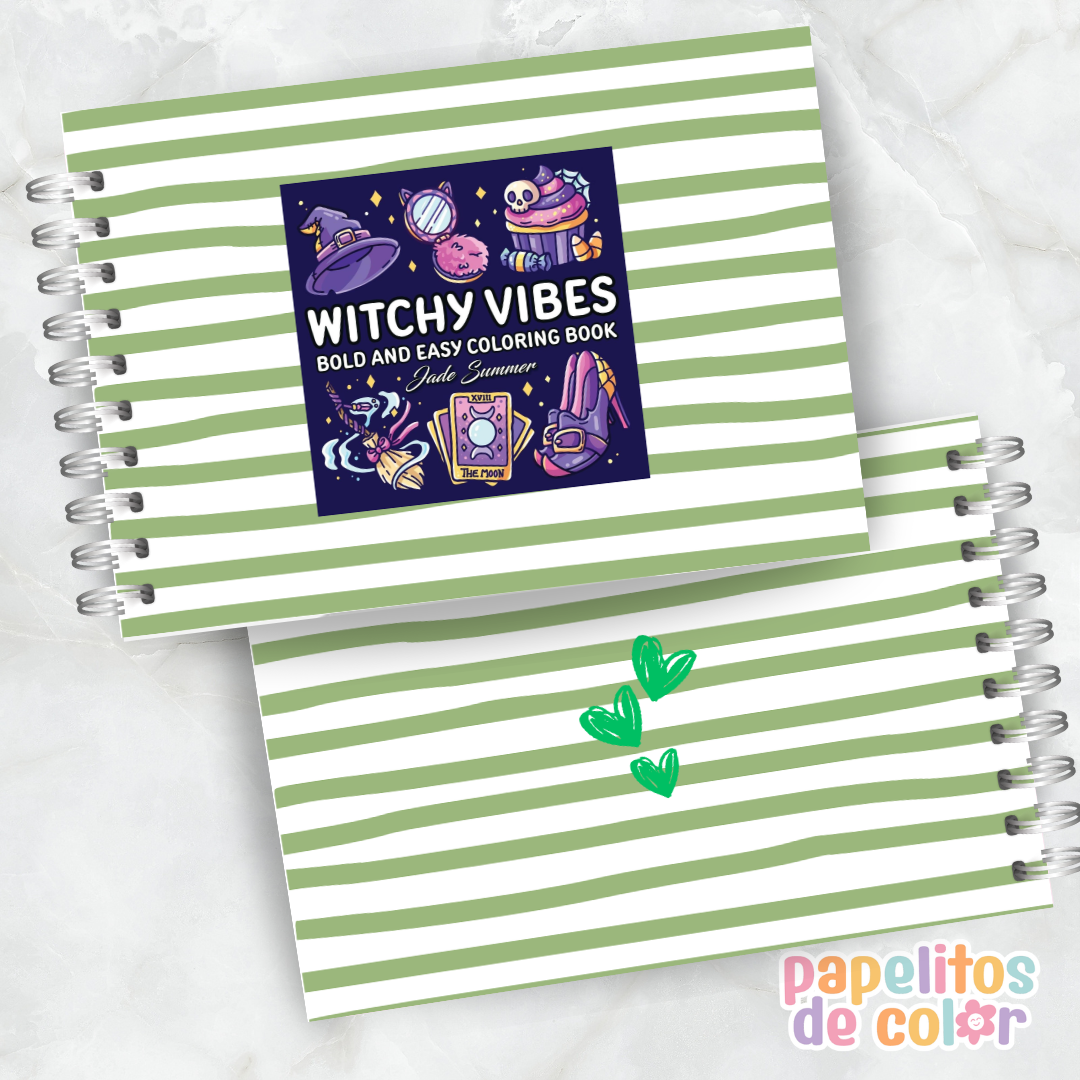 🔮🖤 Cuaderno para pintar Witchy Vibes ✨🎨
