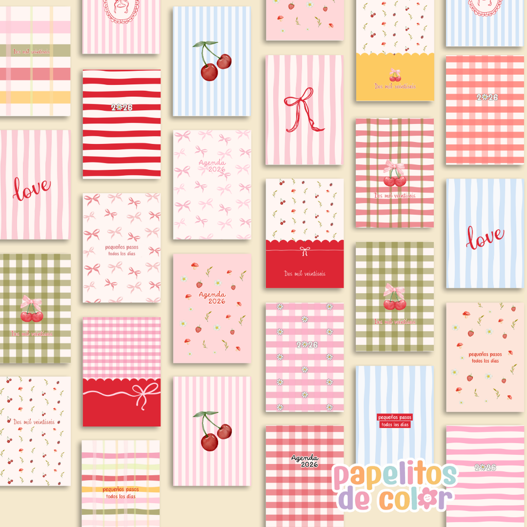 Pack 28 Portadas Agendas – Kit 8