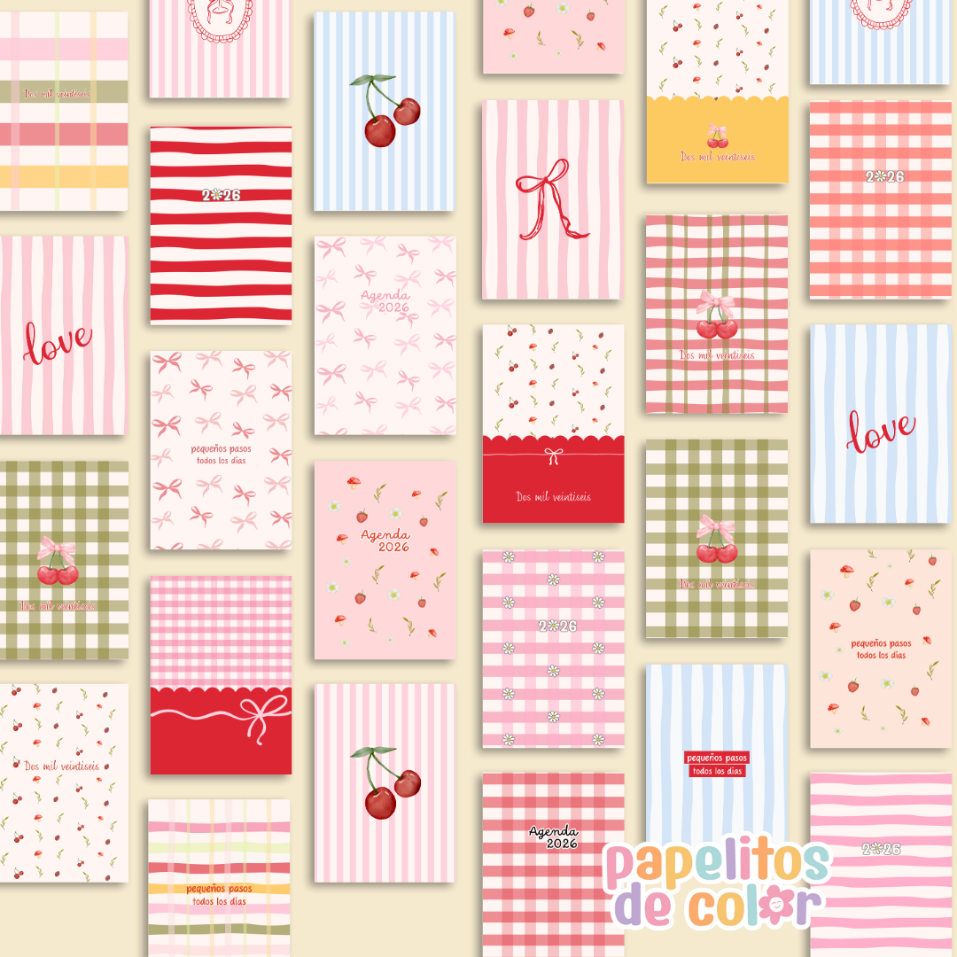 Pack 28 Portadas Agendas – Kit 8