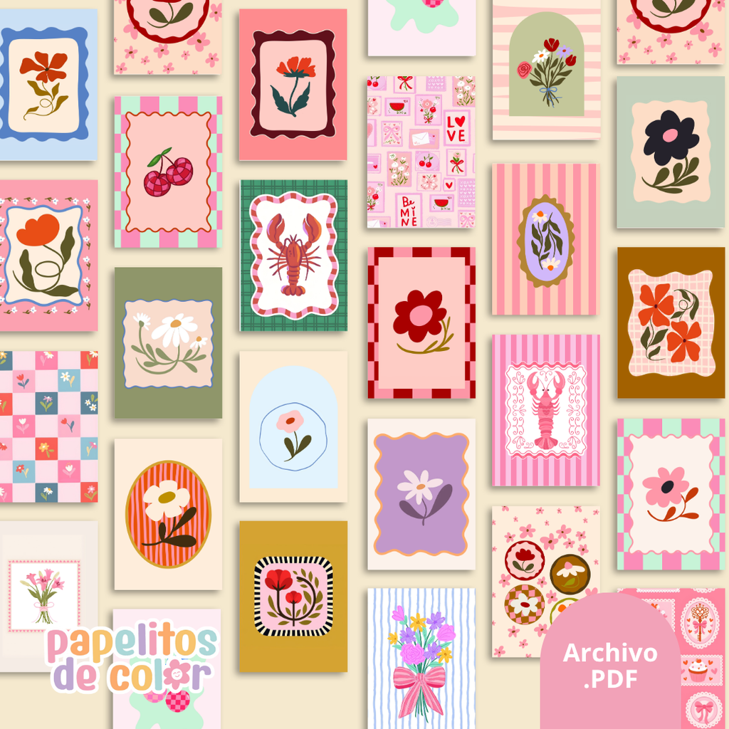 🌸 Pack 25 Portadas – Kit 13 ✨