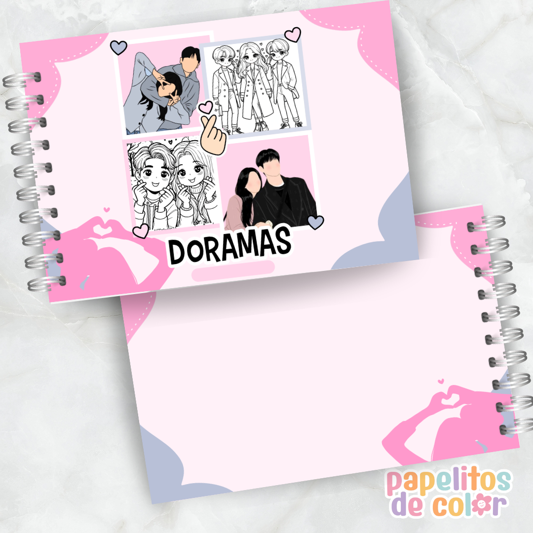🎶📺 Libro para pintar Doramas 💖🎨