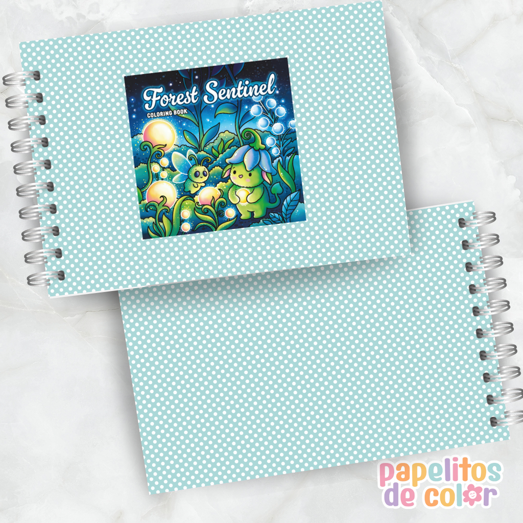 🌲🦊 Libro para Pintar Forest Sentinel  ✨