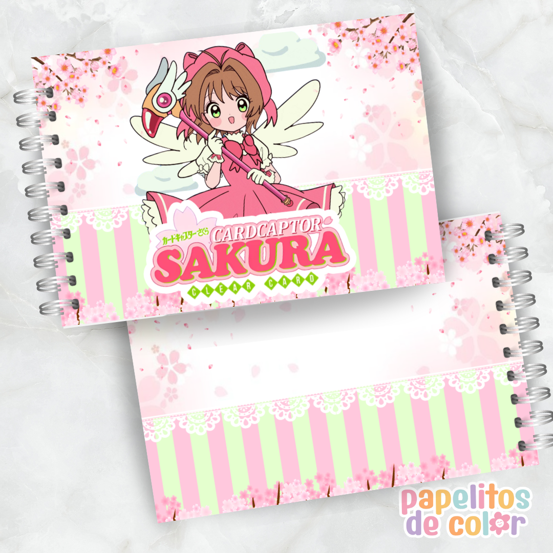 🎨 Libro para Pintar de Sakura 🌸✨