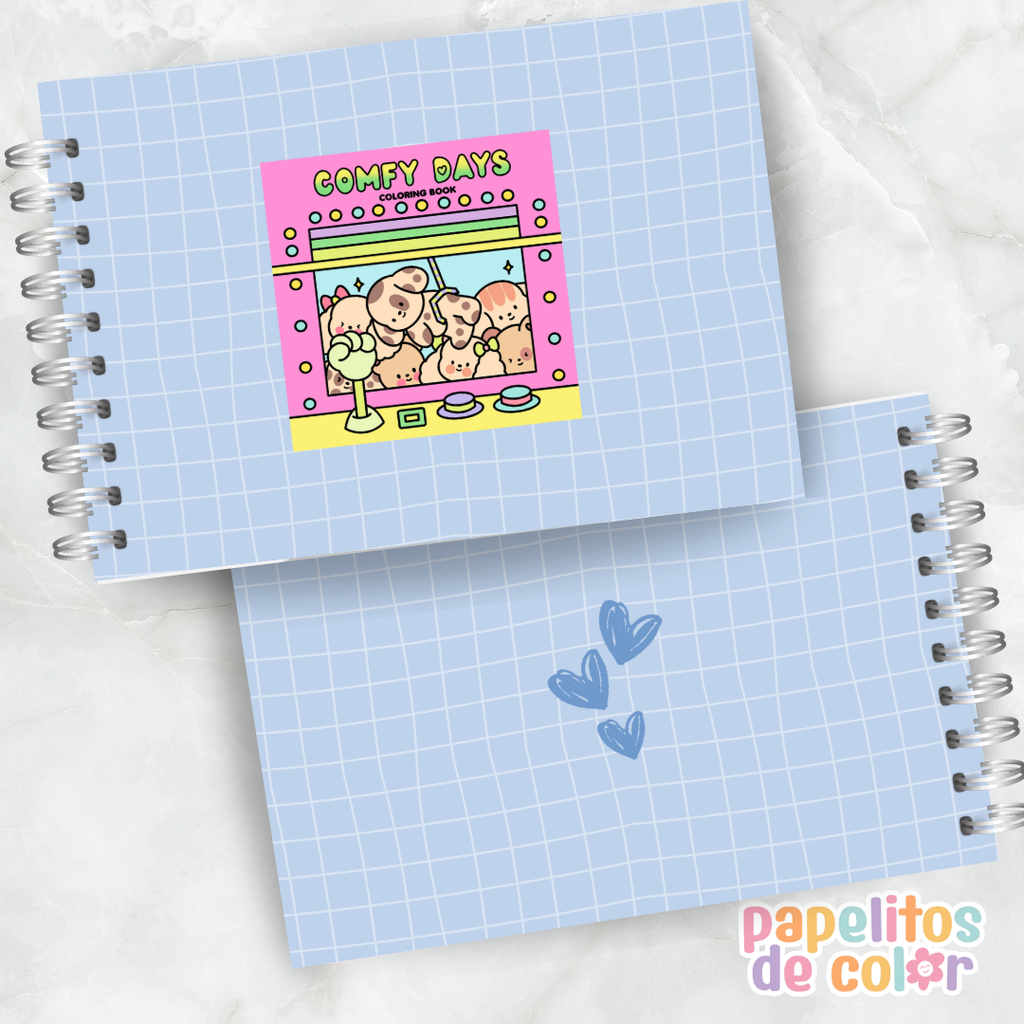 ☁️ Cuaderno para Pintar Comfy Days 2✨