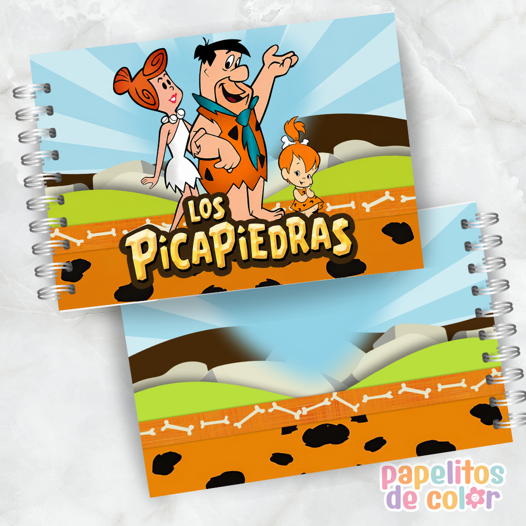 🎨 Libro para Pintar de Los Picapiedras 🦴🪨✨