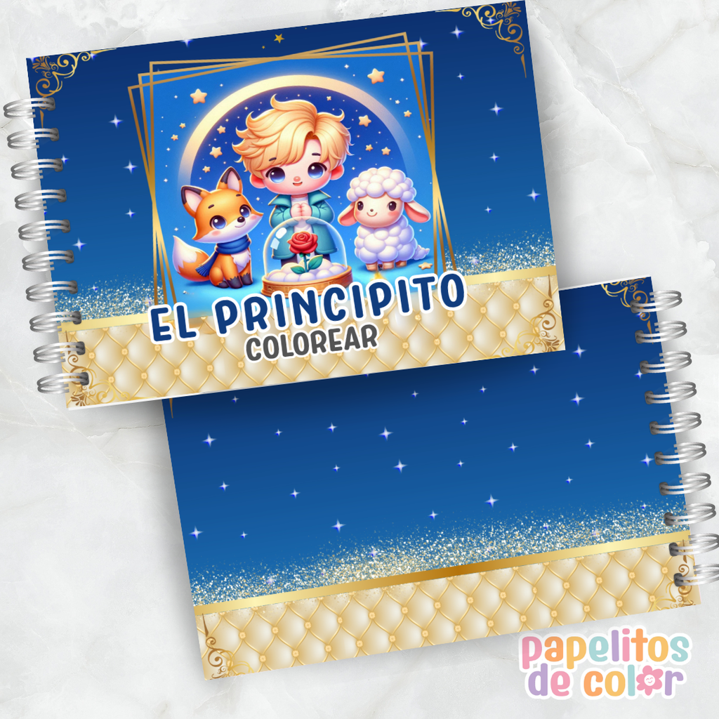 🌟🎶 Libro para pintar El Principito Vol. 2 🌙🎨