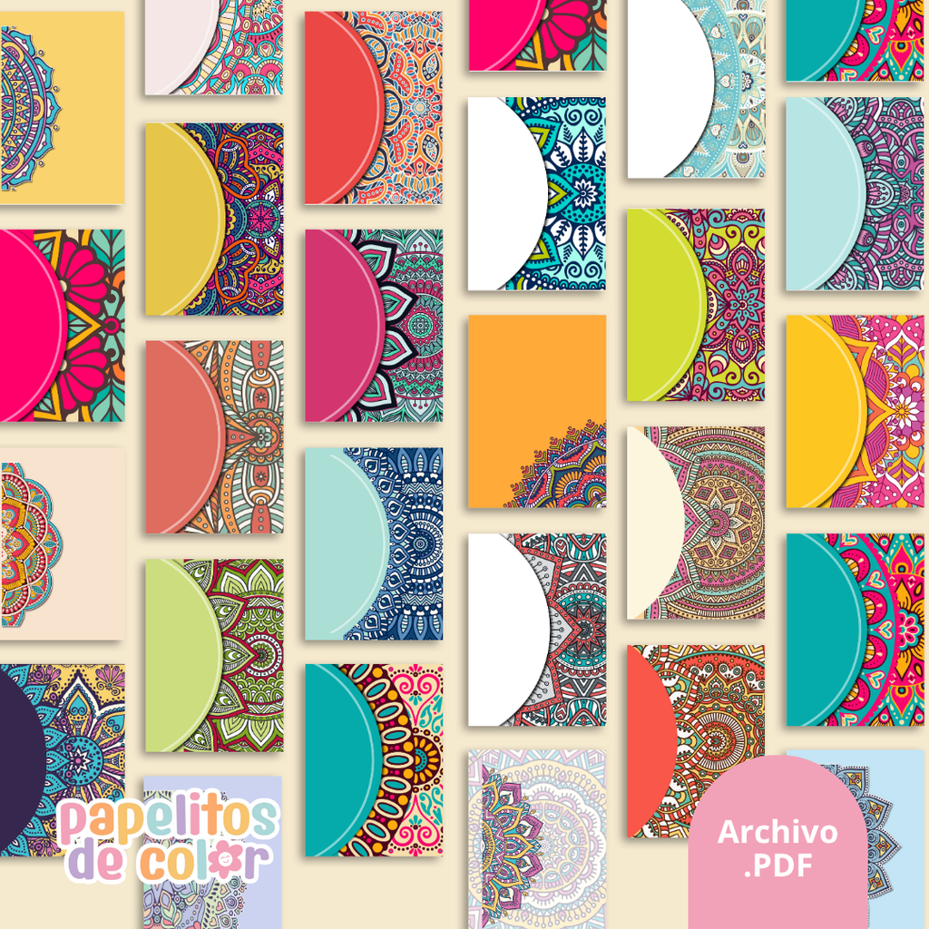🌀 Pack 25 Portadas Mandalas