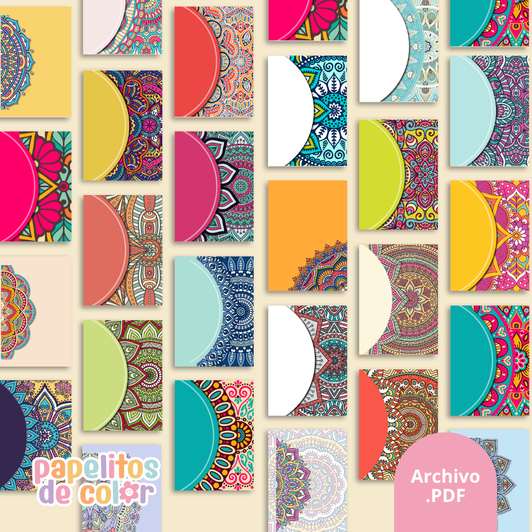 🌀 Pack 25 Portadas Mandalas