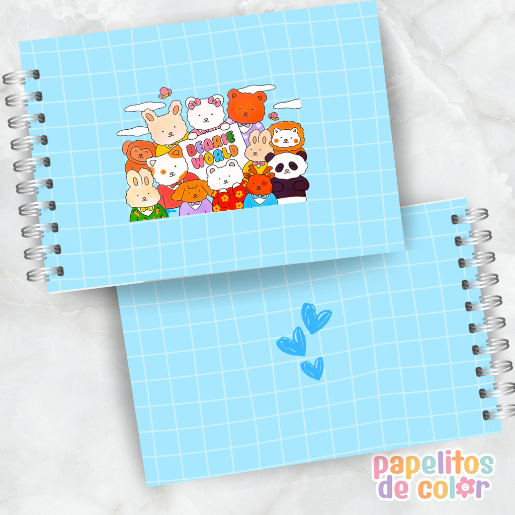 🐻 Libro para Pintar Bearie World  🎨✨