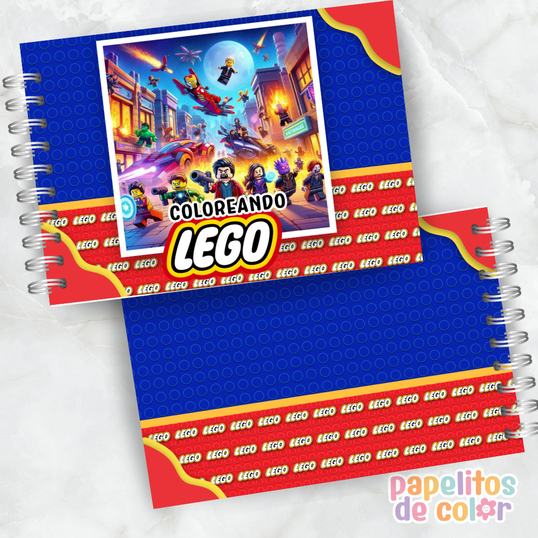 🧱✨ Cuaderno para pintar LEGO ✨🧱