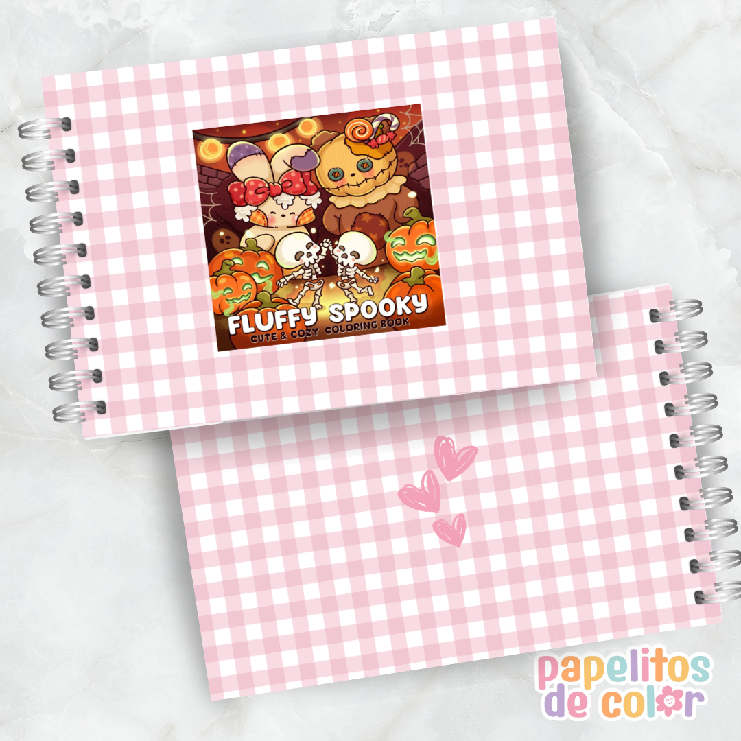 🖤☁️ Cuaderno para pintar Fluffy Spooky ✨🎨