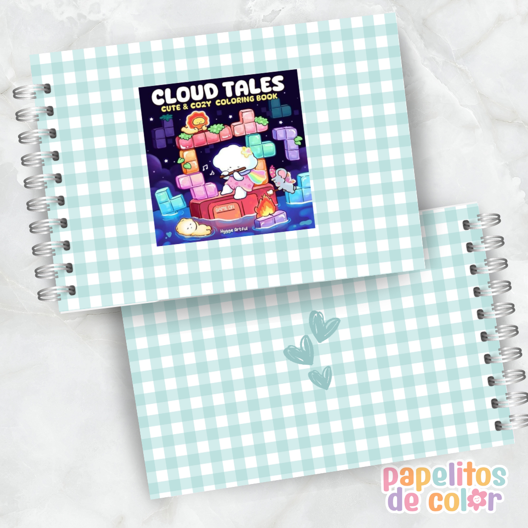 ☁️✨ Cuaderno para pintar Cloud Tales ✨🎨