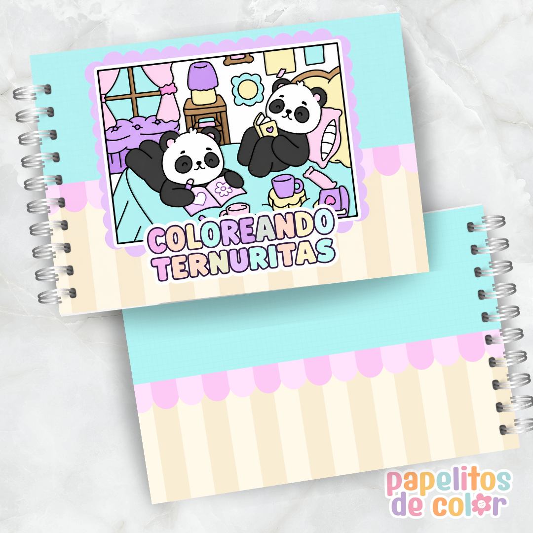 🎨 Libro para Pintar de Ternuritas 🧸🌸💖