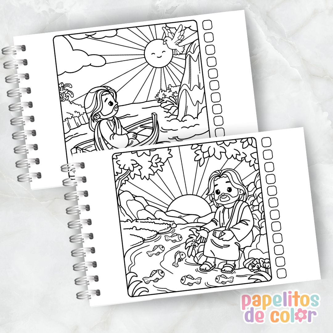 📘 Libro para Pintar – Jesús✨