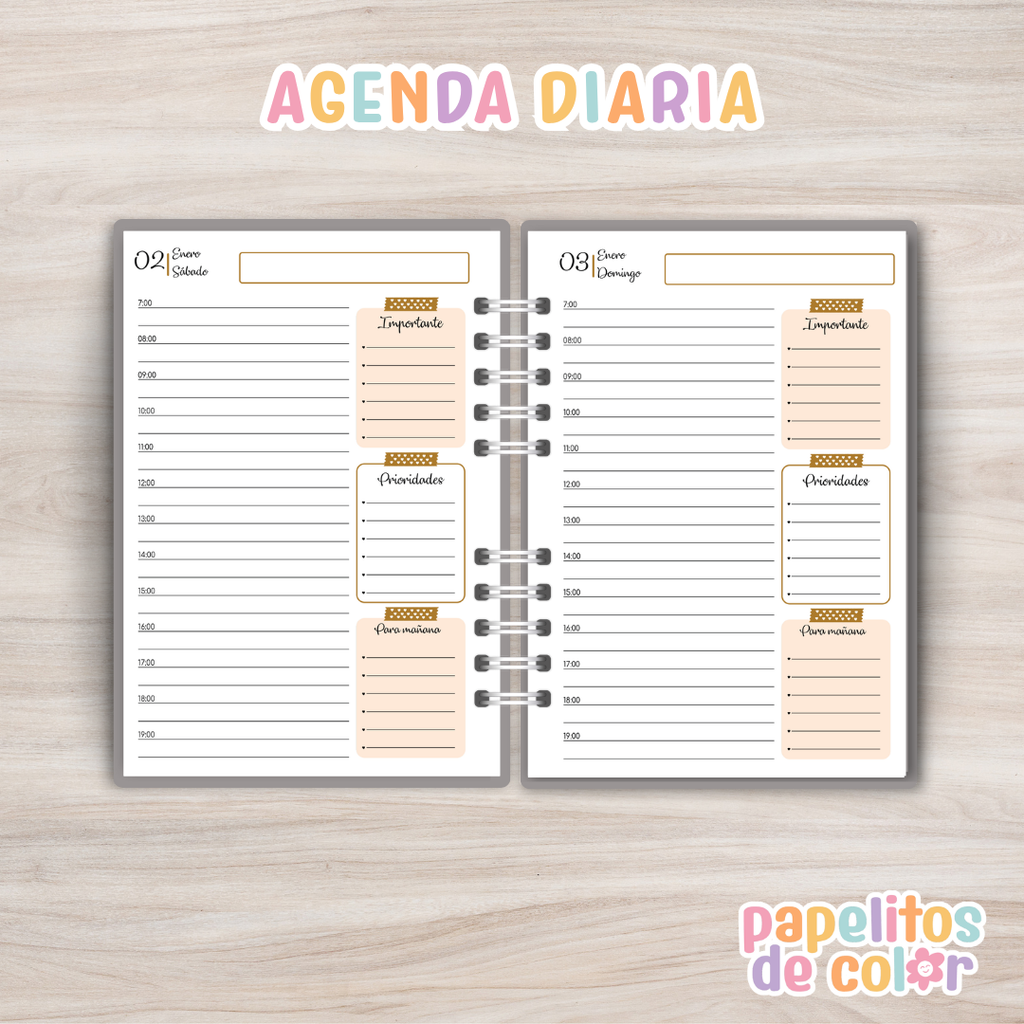 📔 Agenda Ginevra Diaria 2027 ✨