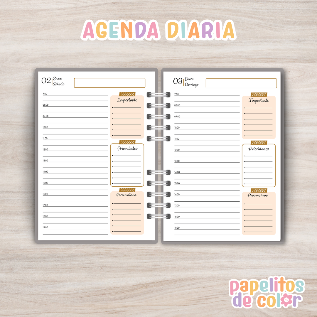 📔 Agenda Ginevra Diaria 2027 ✨