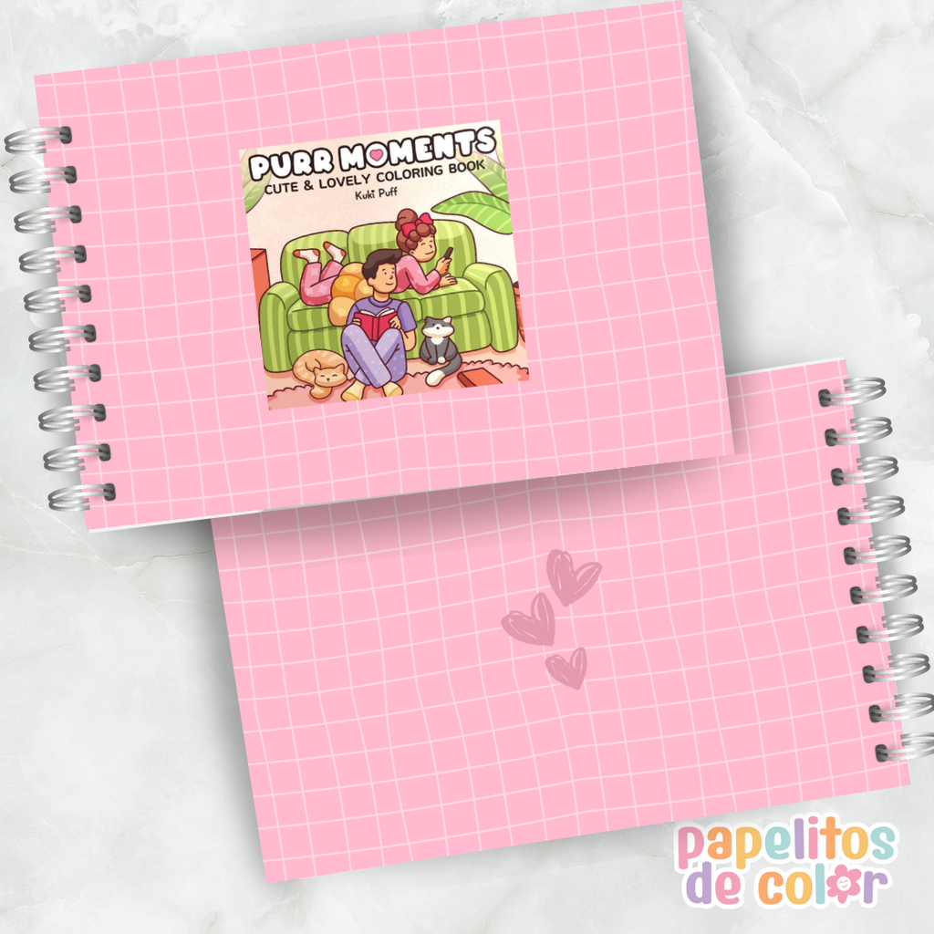🐱 Cuaderno para Pintar Purr Moments✨