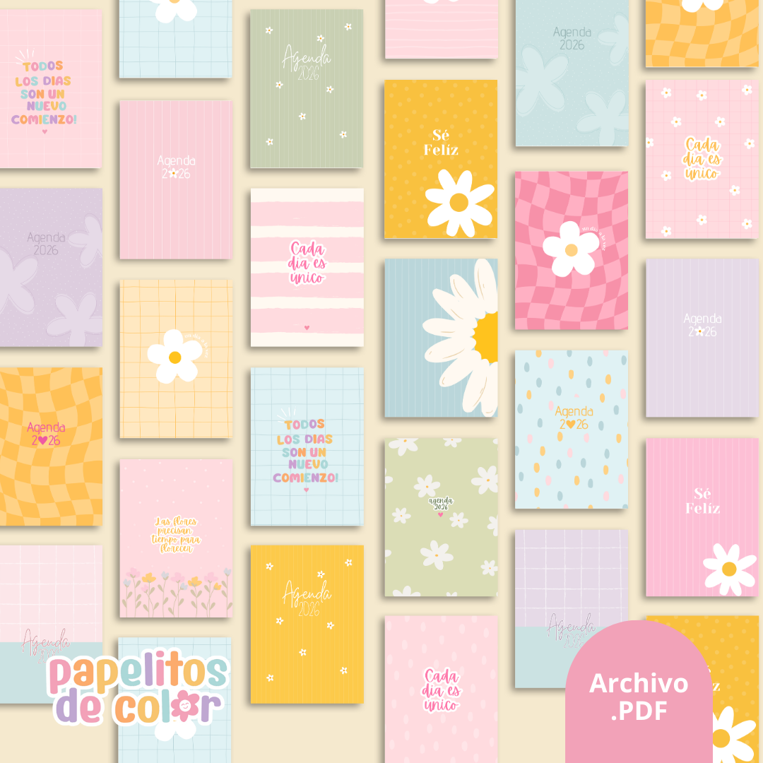 Pack 25 Portadas Agendas - Kit 2