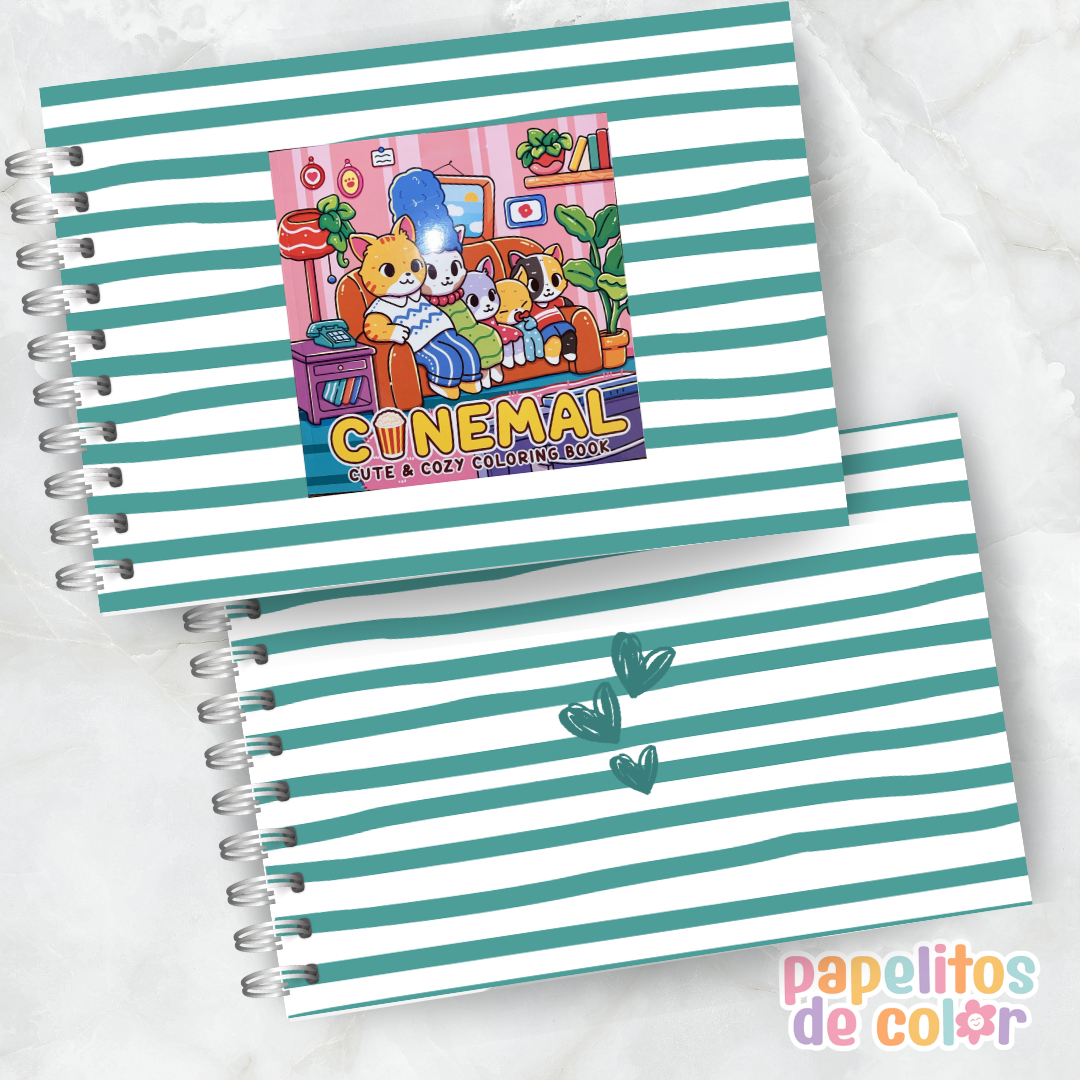 🎬🍿 Libro para Pintar Cinemal ✨