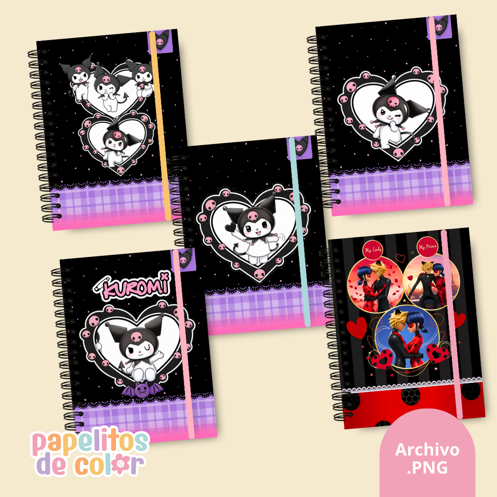 📚✨ Combo Portadas Personajes – Vol. 2 🎨💖