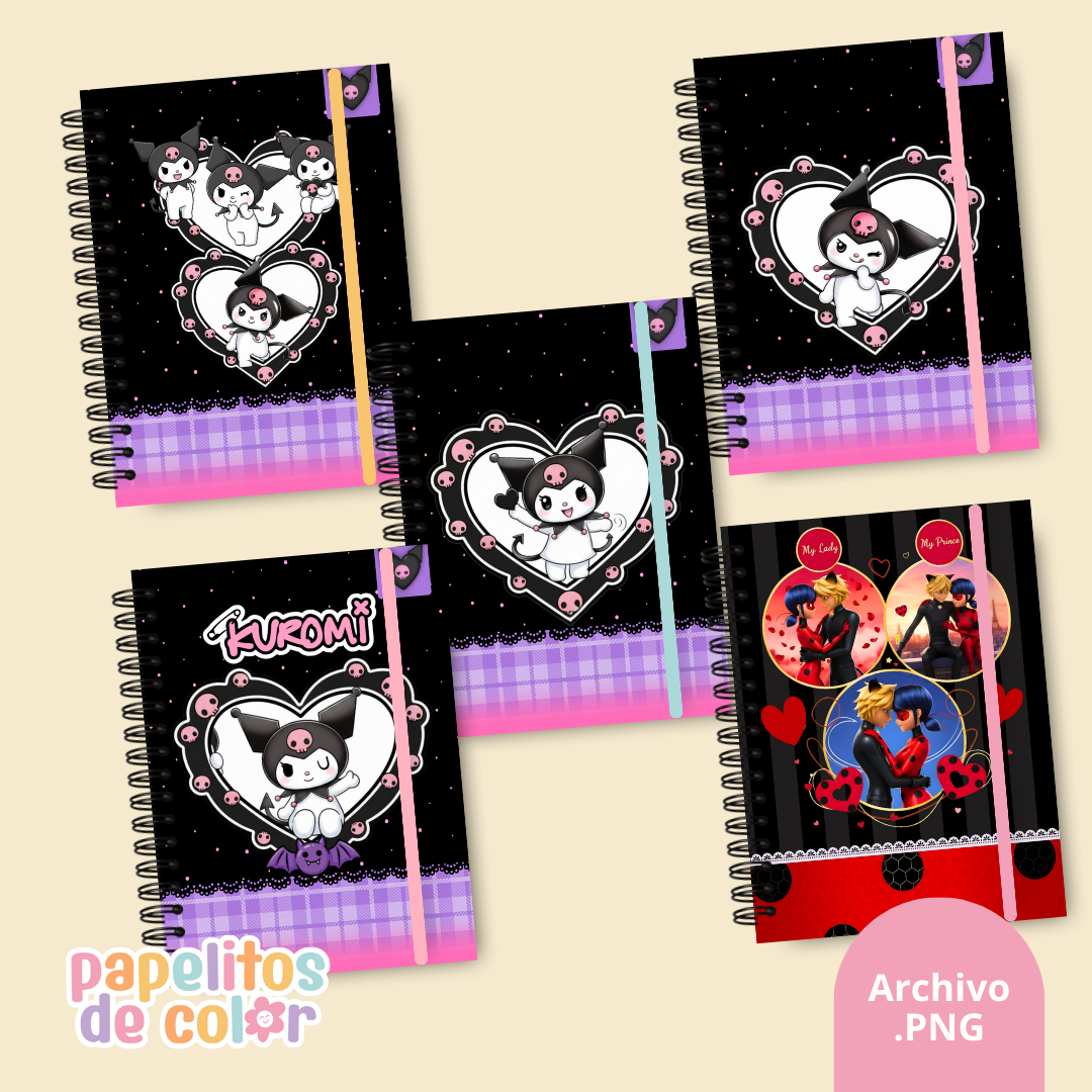 📚✨ Combo Portadas Personajes – Vol. 2 🎨💖