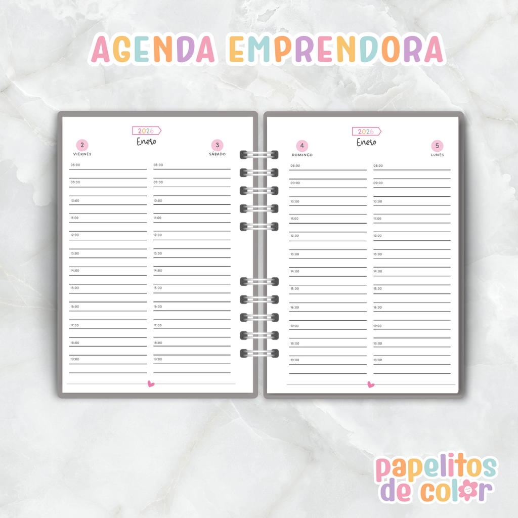 Agenda Emprendedora 2026 🚀✨