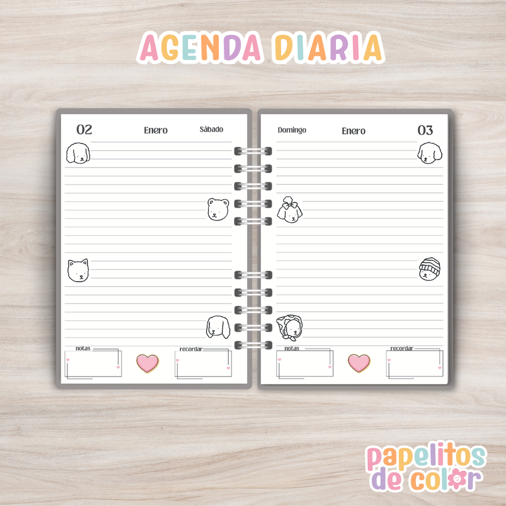 🐻Agenda Bobbie Goods 2 – 2027✨