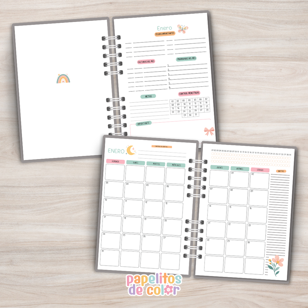 ✨ Agenda Delicatessen 2027 – Semanal 📖💖