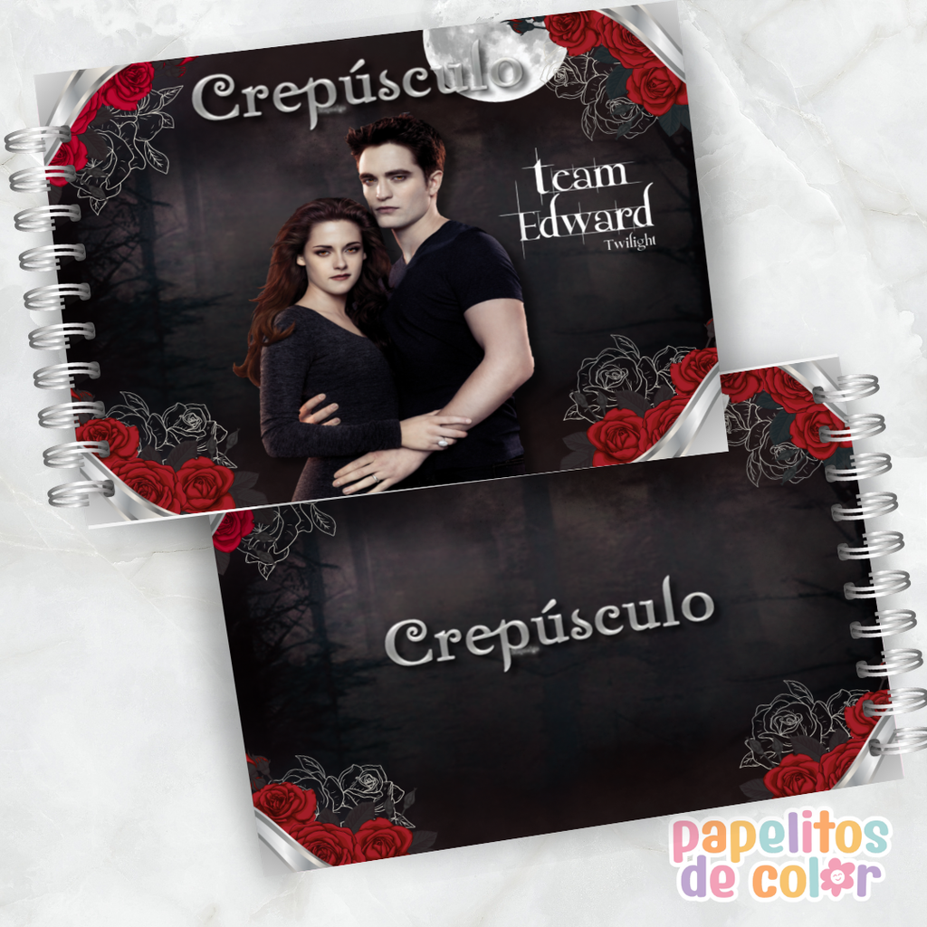 🌙✨ Libro para pintar Crepúsculo ✨🌙