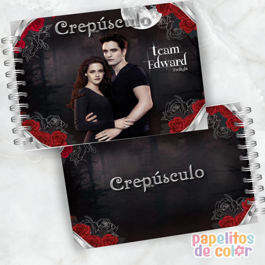 🌙✨ Libro para pintar Crepúsculo ✨🌙