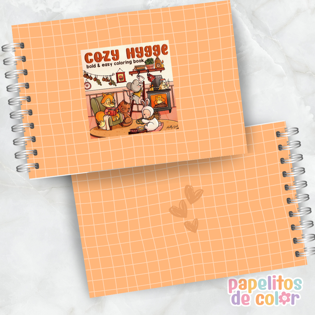 🤎🎨Libro para pintar Cozy Hygge 🕯️🍂✨