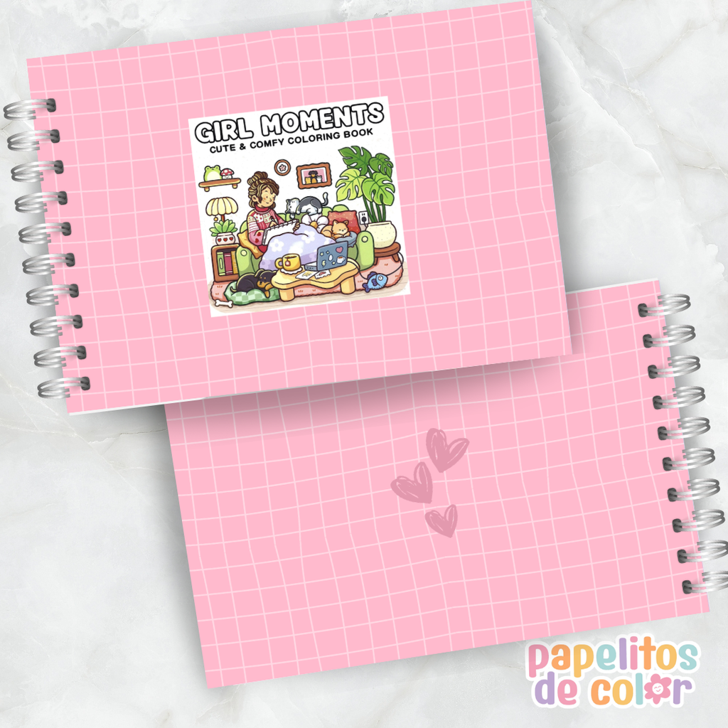 💖✨ Libro para Pintar Girl Moments 🎨🌸