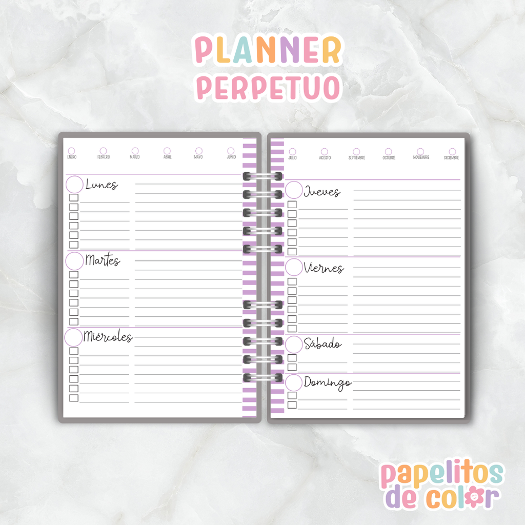 Planner Perpetuo Lila 💜