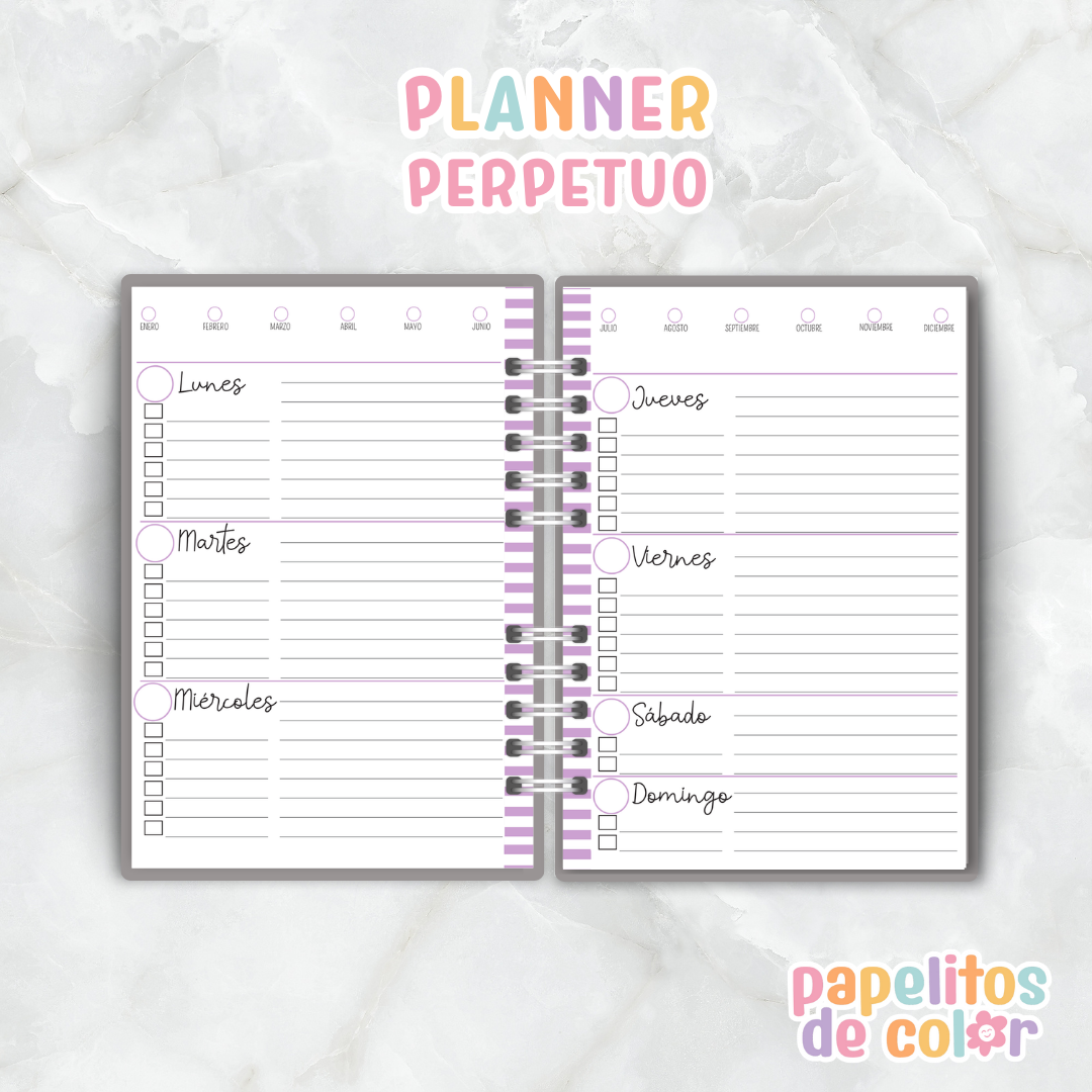 Planner Perpetuo Lila 💜