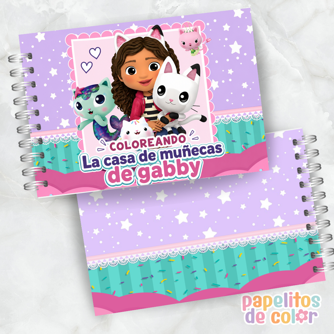 🎨 Libro para Pintar de La Casa de Gabby 🐱🏠💖