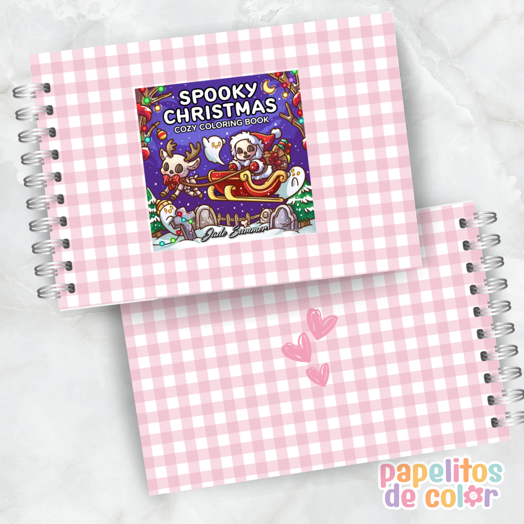 🎄👻 Cuaderno para pintar Spooky Christmas ✨🎨