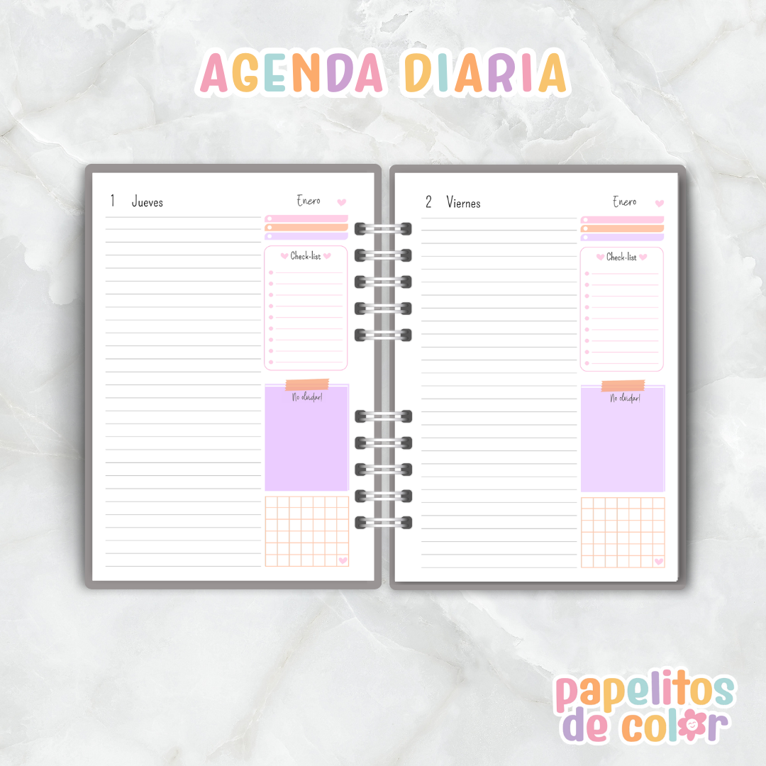 🌿Agenda Calma 2026✨