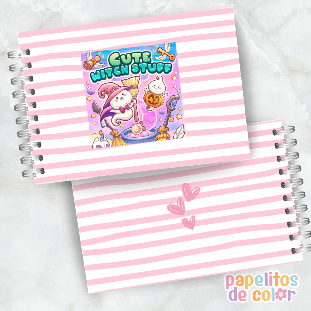 🪄🖤 Cuaderno para pintar Witch Stuff ✨🎨