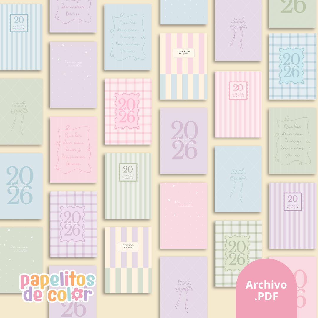 ✨ Pack de 26 Portadas – Kit 14