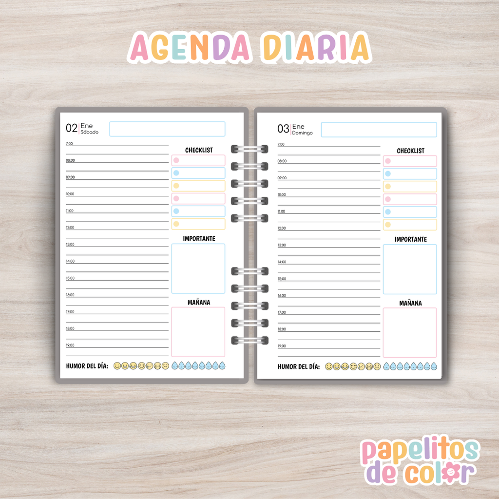 😊 Agenda Smile Diaria 2027  ✨