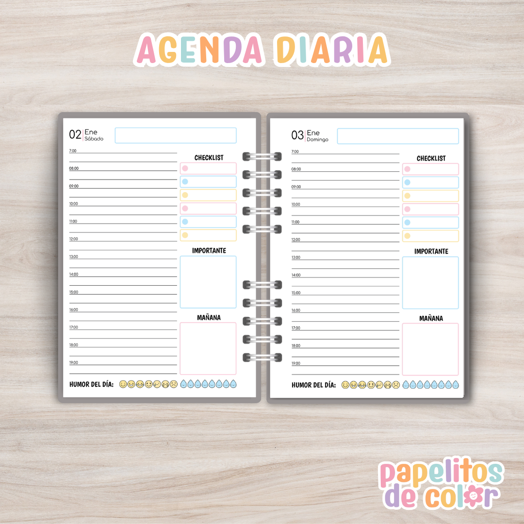 😊 Agenda Smile Diaria 2027  ✨
