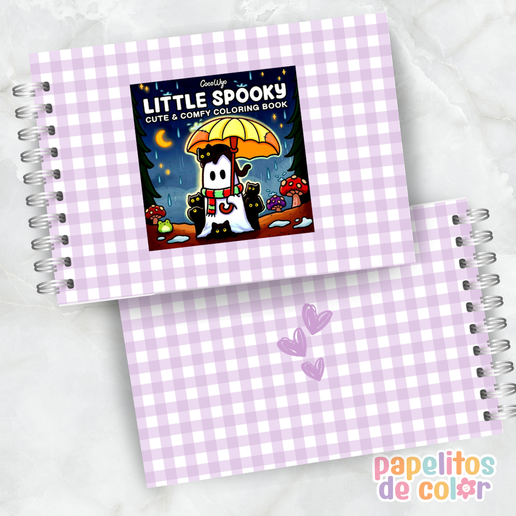 🖤👻 Cuaderno para pintar Little Spooky ✨🎨
