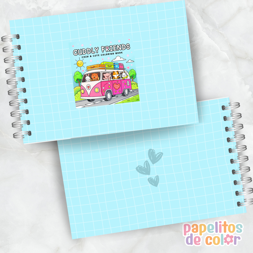🧸✨ Librito para Pintar Cuddly Friends 🎨💖