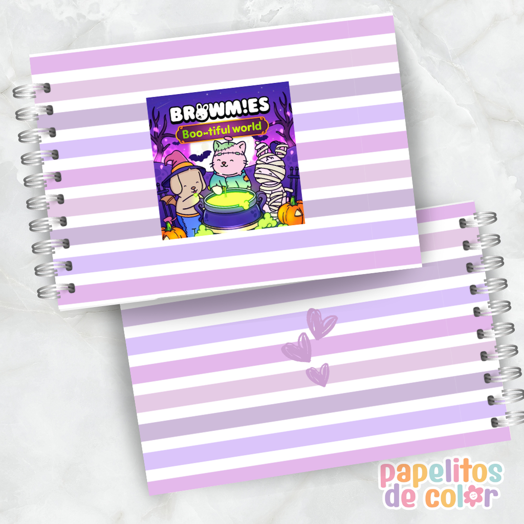 🤎✨ Cuaderno para pintar Browmies ✨🎨