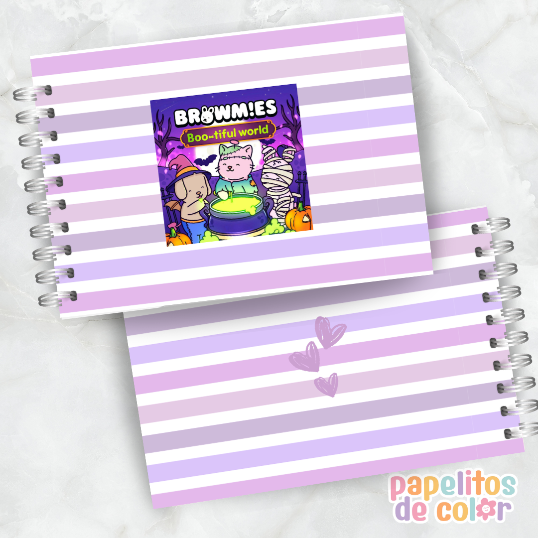 🤎✨ Cuaderno para pintar Browmies ✨🎨