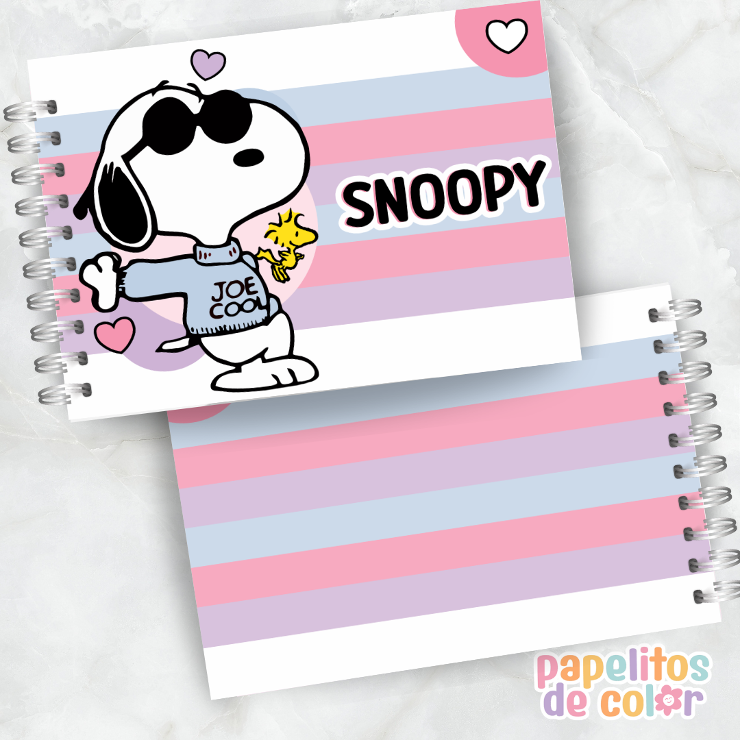 🐶✨ Libro para Pintar Snoopy 🎨💖