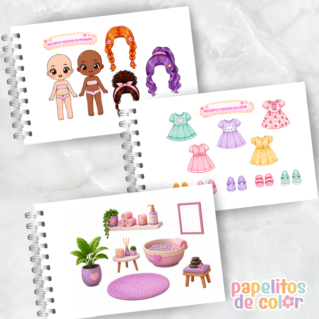💖👠 ¡Paper Dolls Mini Diva! ✨🎀